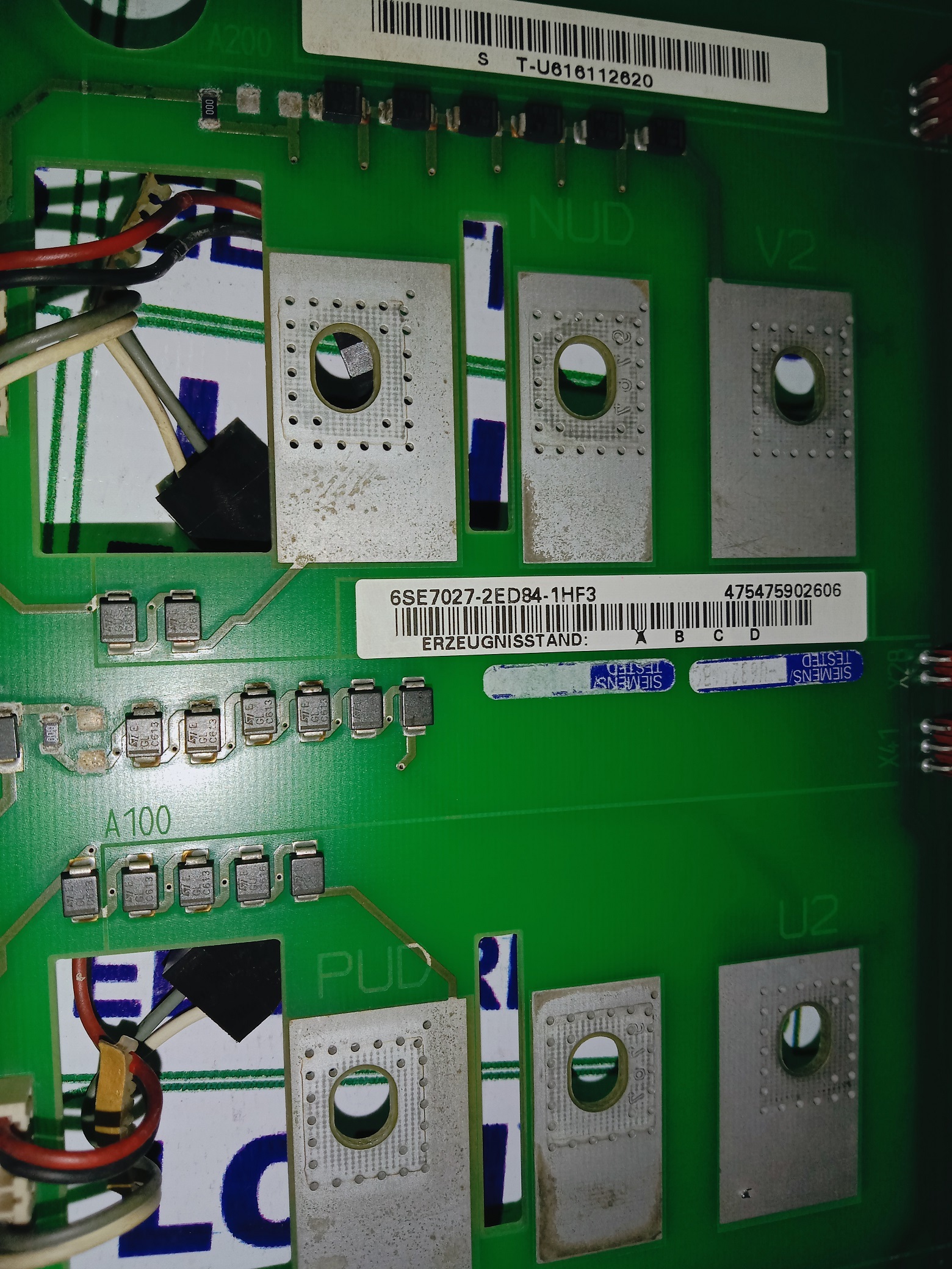 Siemens Inverter Pcb 6se7027-2ed84-1hf3
