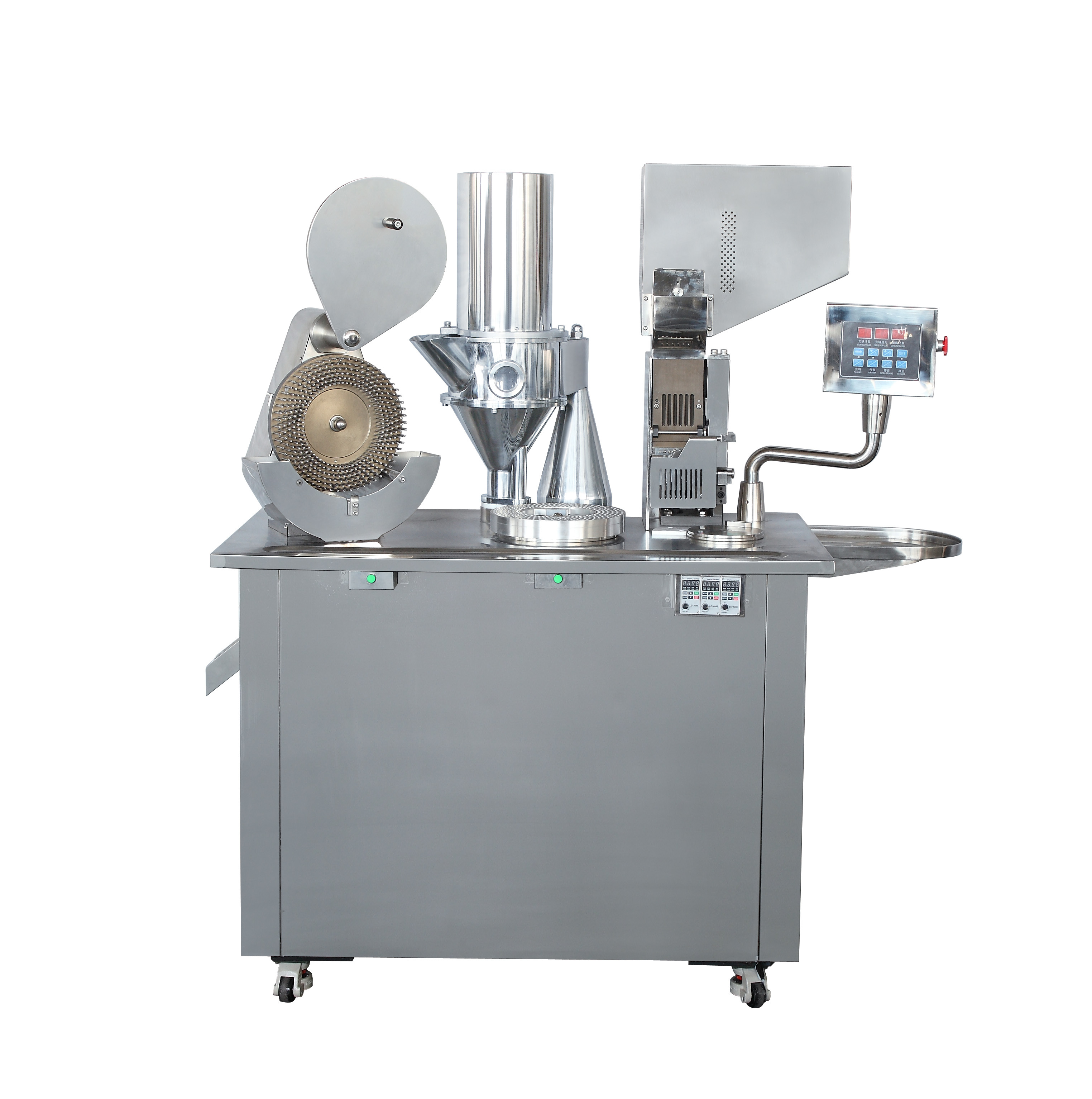 Semi Auto Capsule Filling Machine - Stainless Steel, 1200x600x1700mm | 300 Capsules/min, Variable Speed Control, Accurate Powder Feeding, Sanitary Design