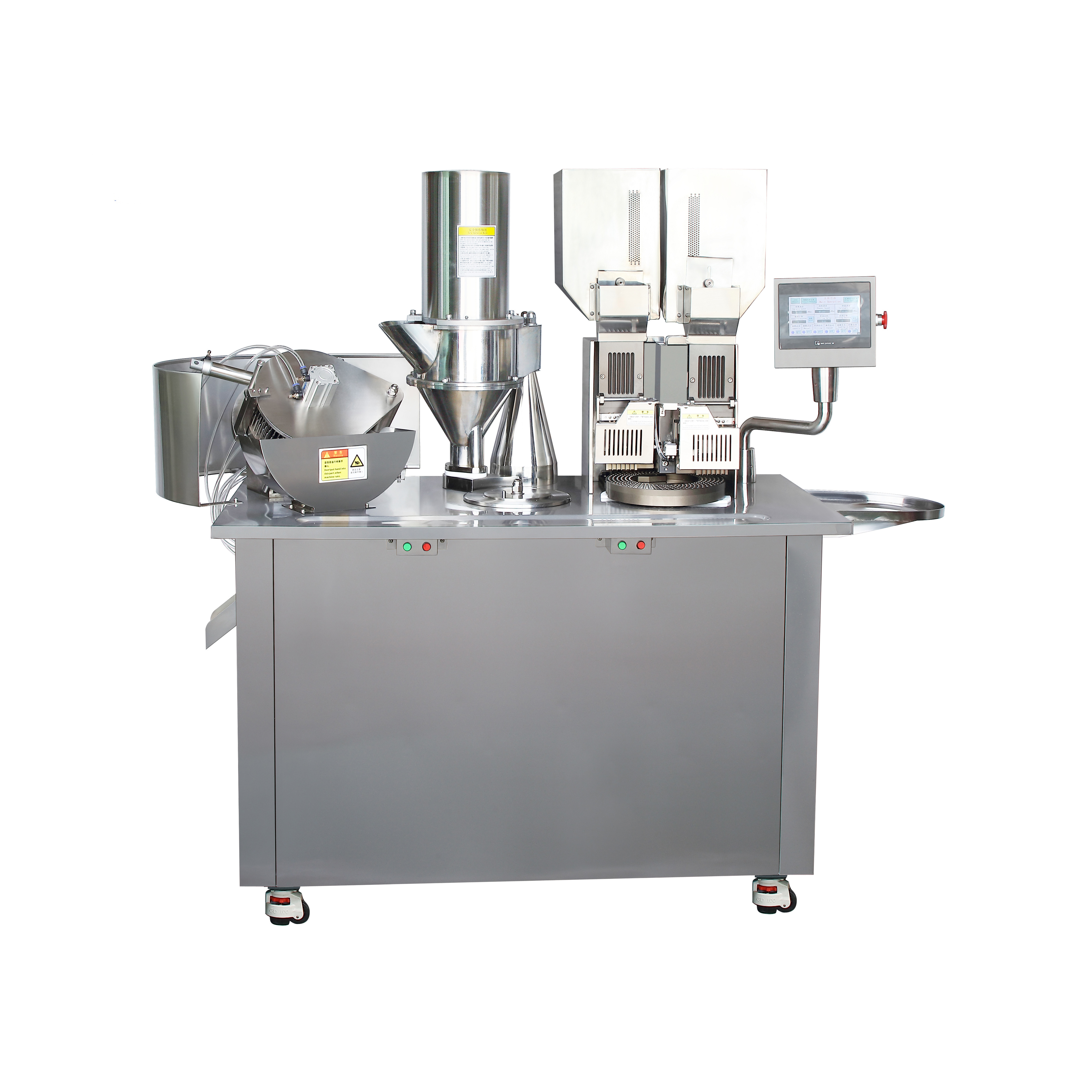 Semi Auto Capsule Filling Machine - Stainless Steel, 1200x600x1700mm | 300 Capsules/min, Variable Speed Control, Accurate Powder Feeding, Sanitary Design