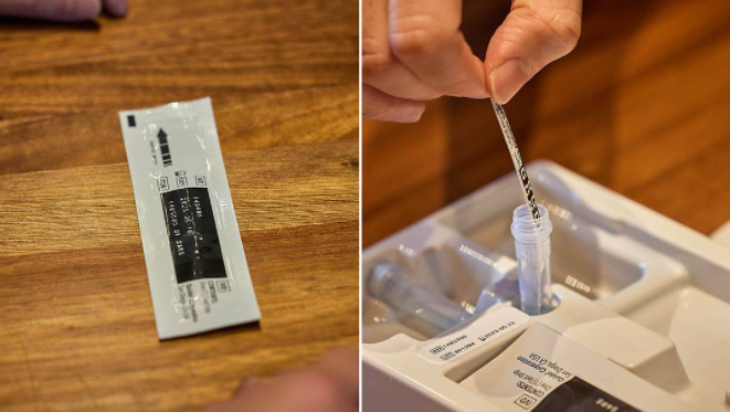 Quickvue At-home Otc Covid-19 Test Kit In America