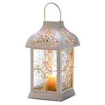Multi Color Hanging Lantern - Iron Metal Finish, Elegant Design For Home & Wedding Decor, Versatile And Decorative Statement Piece