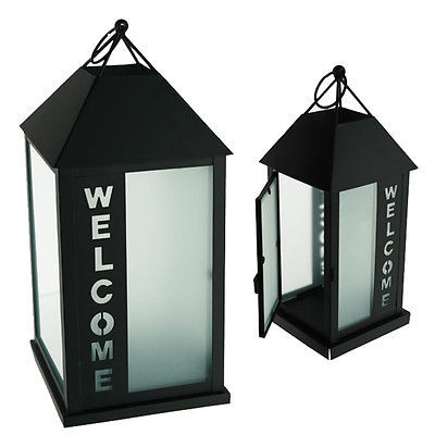 Multi Color Hanging Lantern - Iron, 127x203mm, Black Or Custom Color | Handmade, Coated Finish, Indian Style, Party Theme Decor
