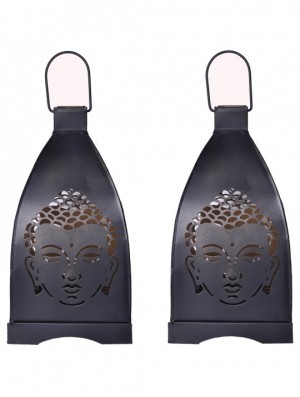 Candle Lantern - Metal Iron, 152.4mm Height, 3.5 Inch Width, Matte Black Or Custom Color | Easy To Clean, Rust Proof, Indian Religious Design