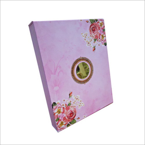 MDF Designer Wedding Card Box - Custom Size | Elegant Invitation Solution for Weddings, Sends 3 Months in Advance, Bulk Supply