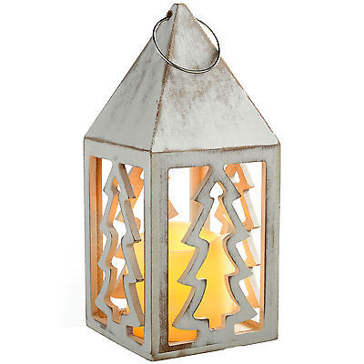 Iron Lantern - Metal, 203mm Height X 127mm Width | Black Or Customized Color, Easy To Clean, Rust Proof, Modern Arts Etching Design