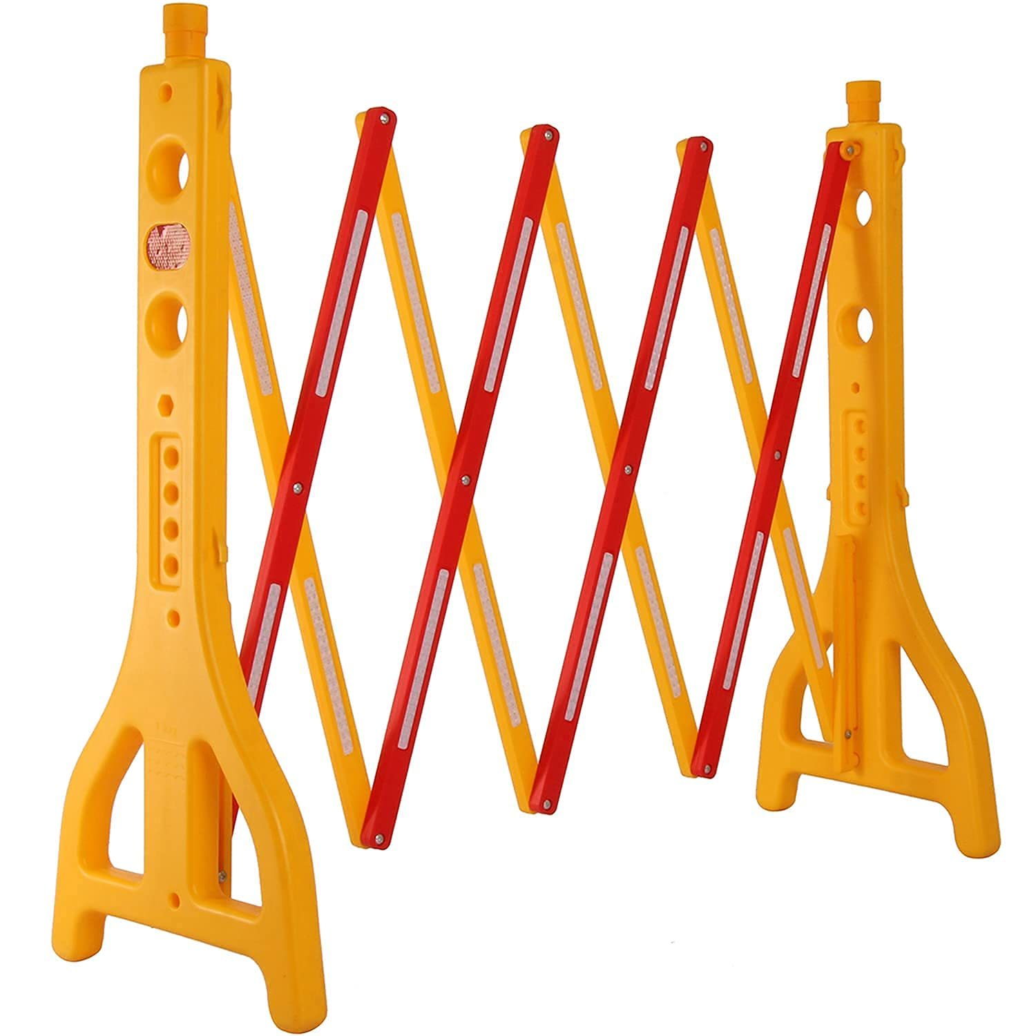 Plastic Water-sand Filled Expandable Barricade Size: 3 Feet Height 8 Feet Expendable Approx