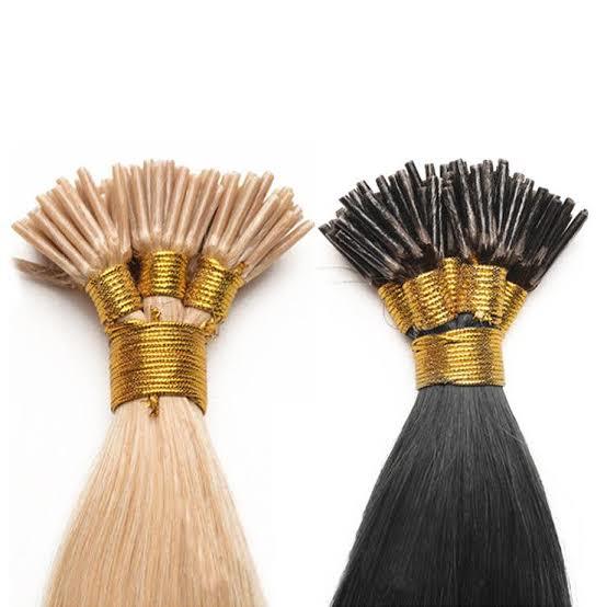 I Tip Hair Extensions - 100% Real Human Hair, 10-30 Inch Length, Available In All Colors | Remy Indian Hair, Straight Style, 15 Days Warranty