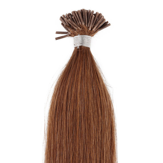 I Tip Hair Extensions - 100% Real Human Hair, 10-30 Inch Length, Available In All Colors | Remy Indian Hair, Straight Style, 15 Days Warranty
