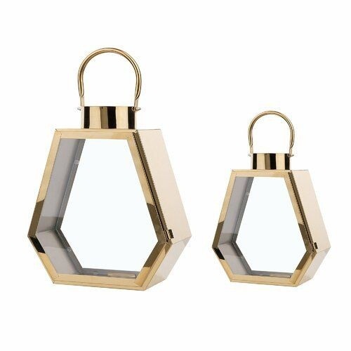 Christmas Lantern - Iron, 152.4x152.4x76 Mm, Whiter Color | Easy To Clean, Moisture Proof, Rust Proof, Religious Indian Hut Shape Design