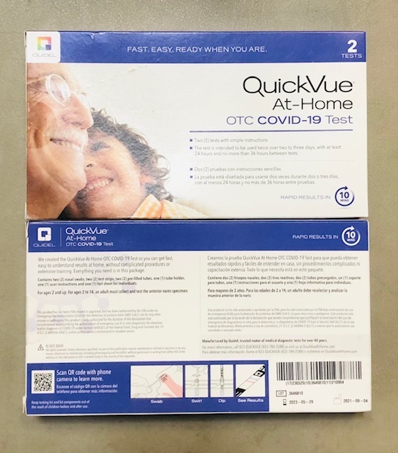 Quickvue At Home Otc Covid 19 Test Kit In Panama