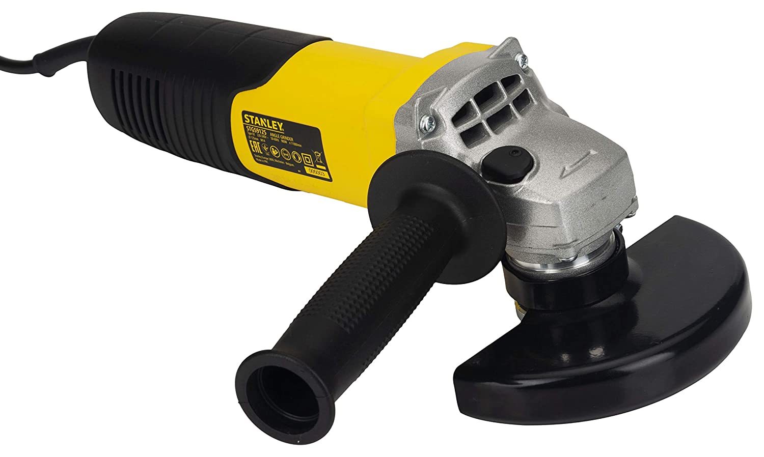 Yellow & Black Stanley 5" Stgs9125 Small Angle Grinder 900w
