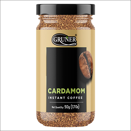 कैफीनयुक्त 50 ग्राम इलायची इंस्टेंट कॉफ़ी