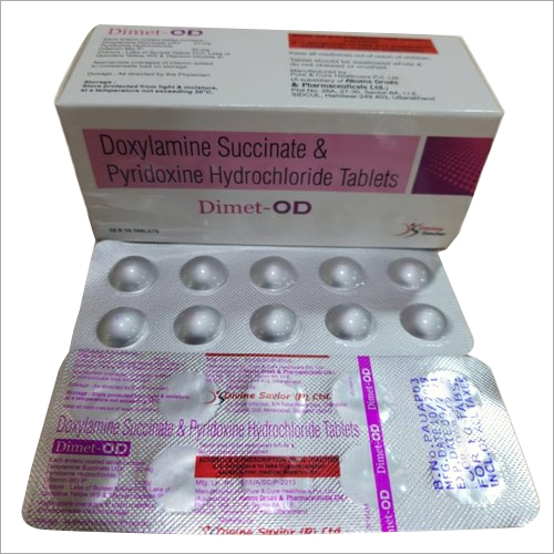 DIMET-OD Doxylamine Succinate and pyridoxine Hydrochloride Tablets
