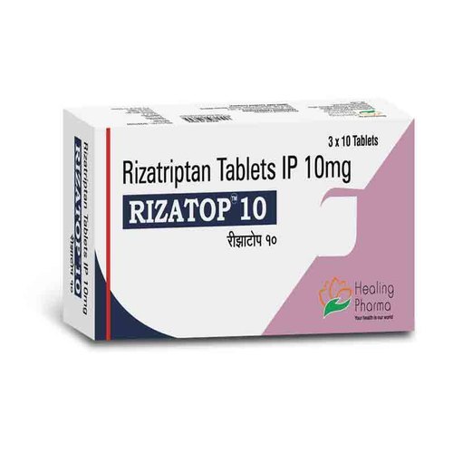 Rizatriptan Tablets I.P. 10 mg - 1000 Boxes of Premium Quality, Ideal for Adult Pain Relief