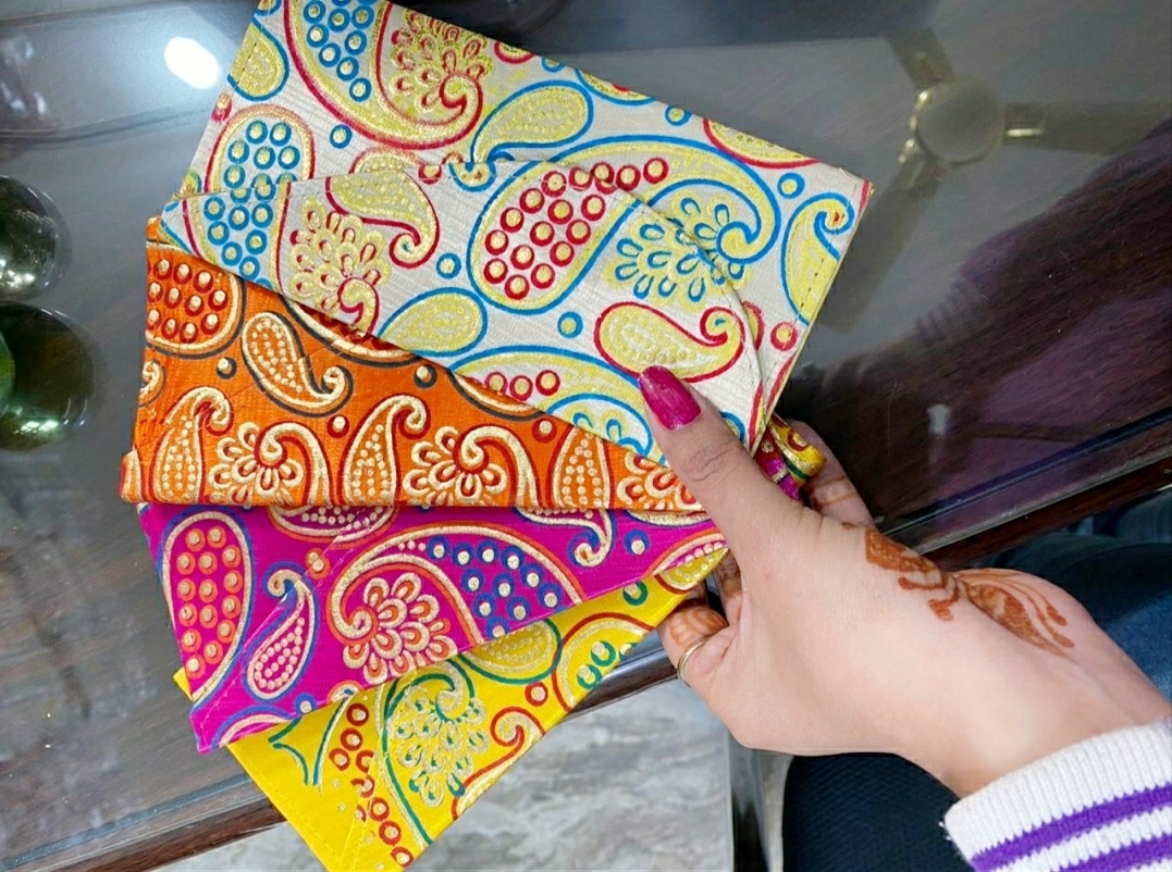 Artificia Designer Envelope - Crafted From Durable Material, Regular Size - Mixed Colors, Customized Design & Size, Elegant Button Closure