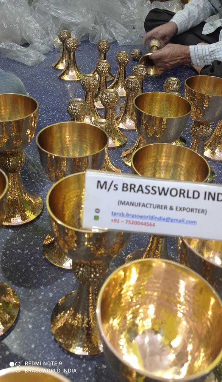 Brass High Quality Chalice By Brassworld India