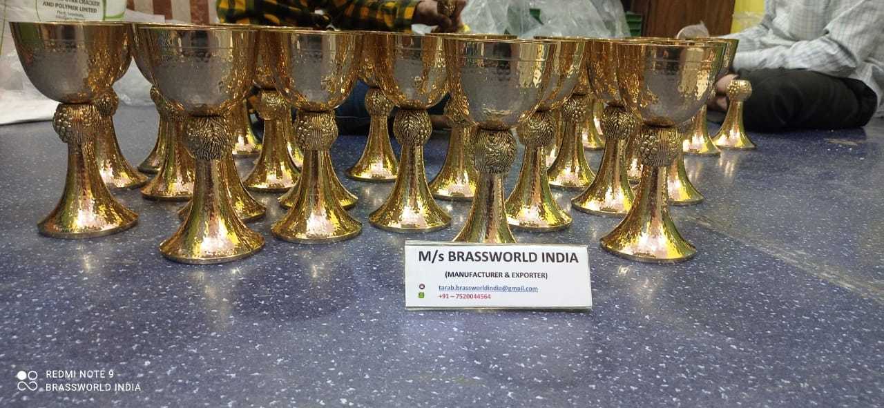 Brass High Quality Chalice By Brassworld India