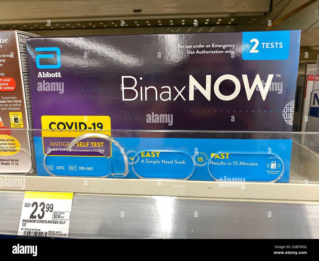 Abbott Binaxnow At Home Antigen Self Test In America