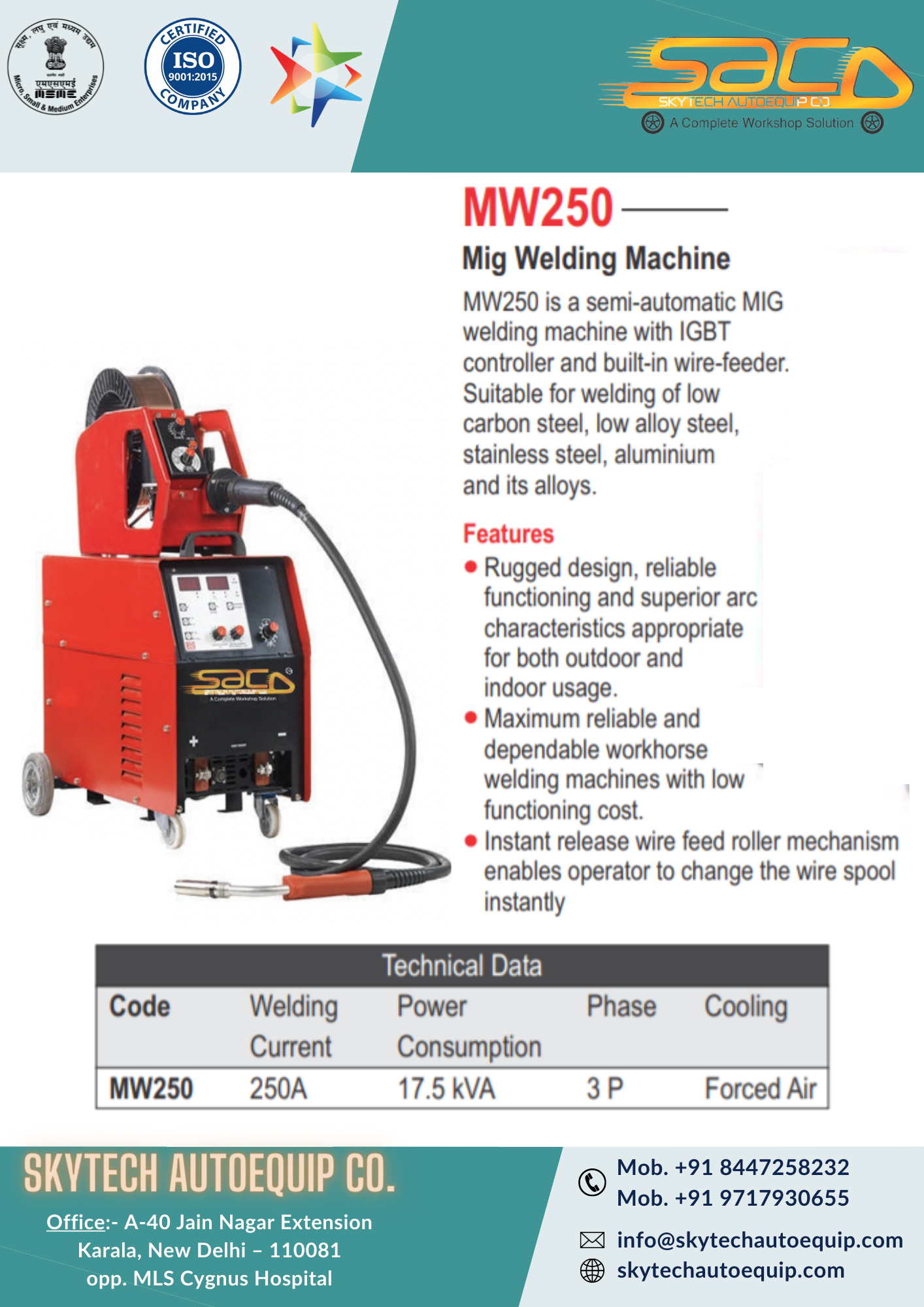 Mig Welding Machine Warranty: 1