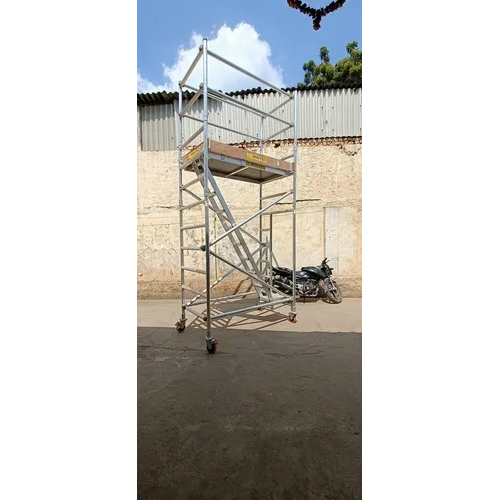 Aluminium Single Width Mobile Scaffolding Tower - Application: Structure Pipe