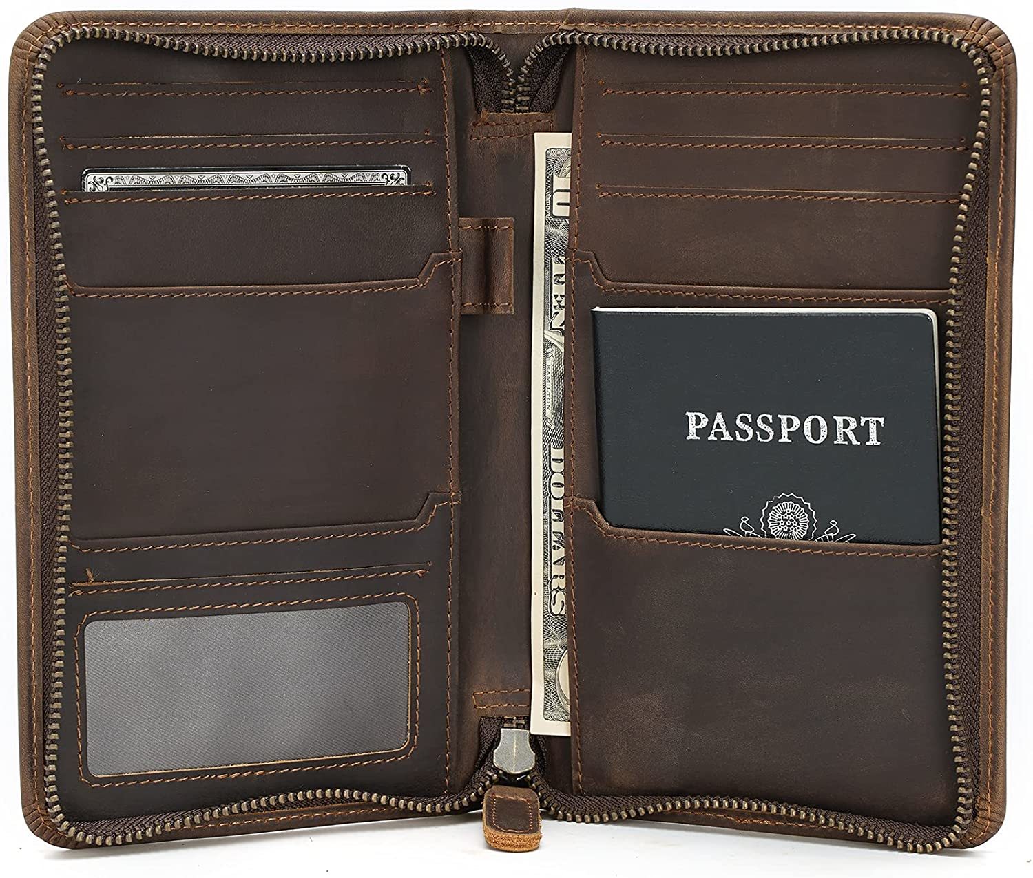 Wallets & Passport Holder - Multi-compartment Design, Versatile Storage For Tickets & Passes, Available In Various Colors And Materials
