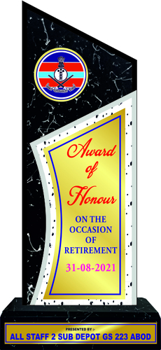 विभिन्न रंगों की लकड़ी की ट्राफियां (W-831)