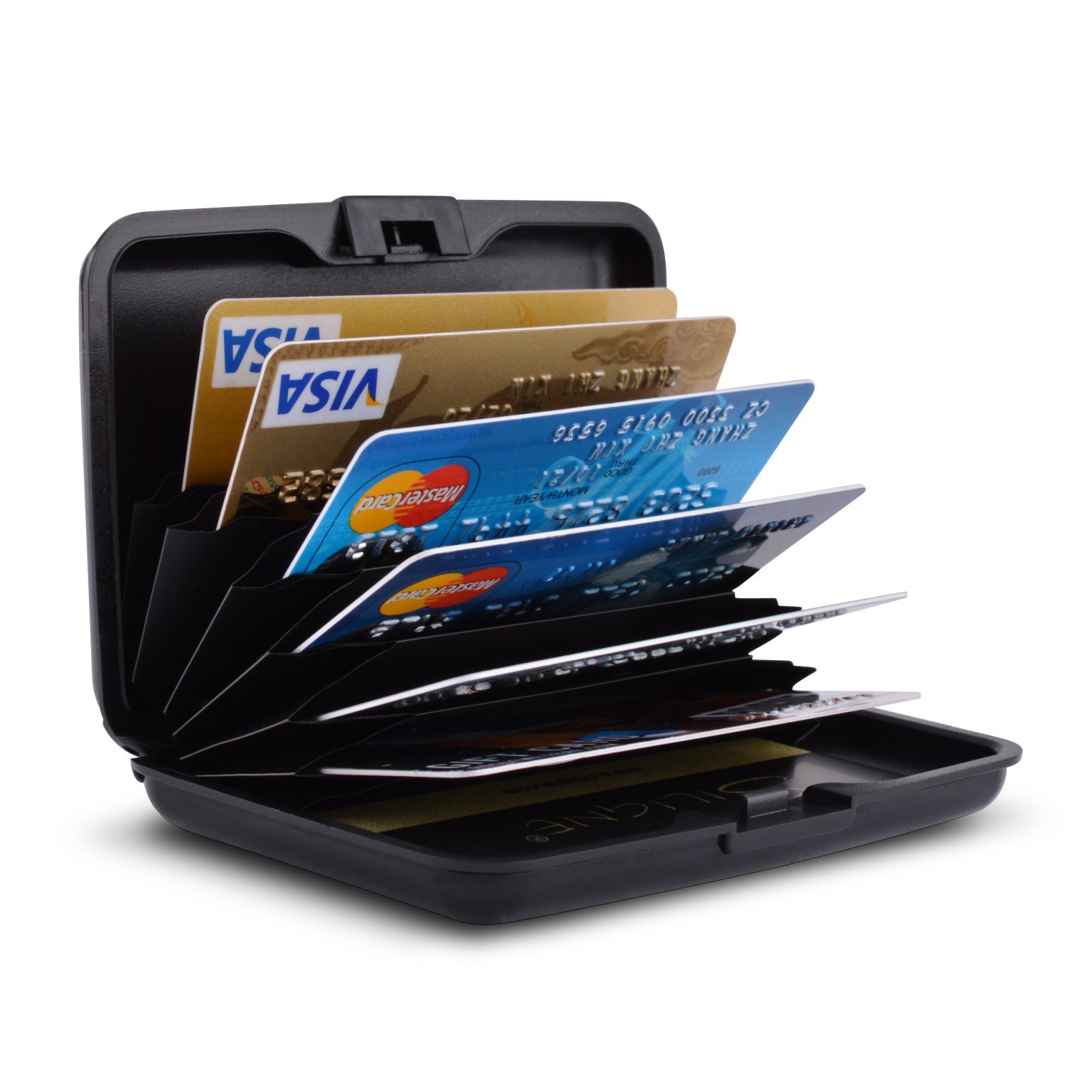 Card Holder - Stainless Steel, Classic Design | Convenient Storage For Business Cards, Atm, Credit & Driving License Cards