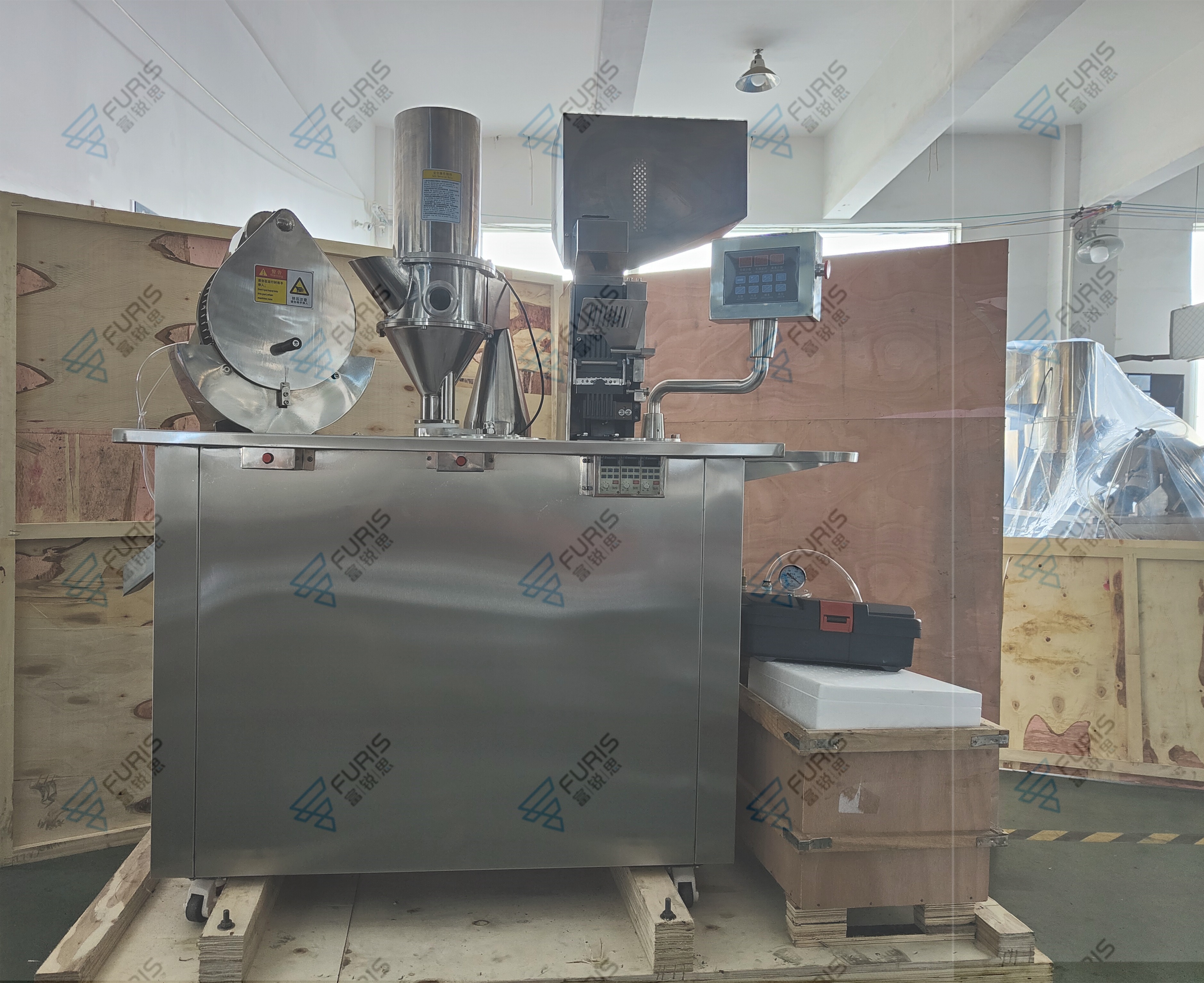 Semi Auto Capsule Filling Machine - Stainless Steel, 1200x600x1700mm | 300 Capsules/min, Variable Speed Control, Accurate Powder Feeding, Sanitary Design