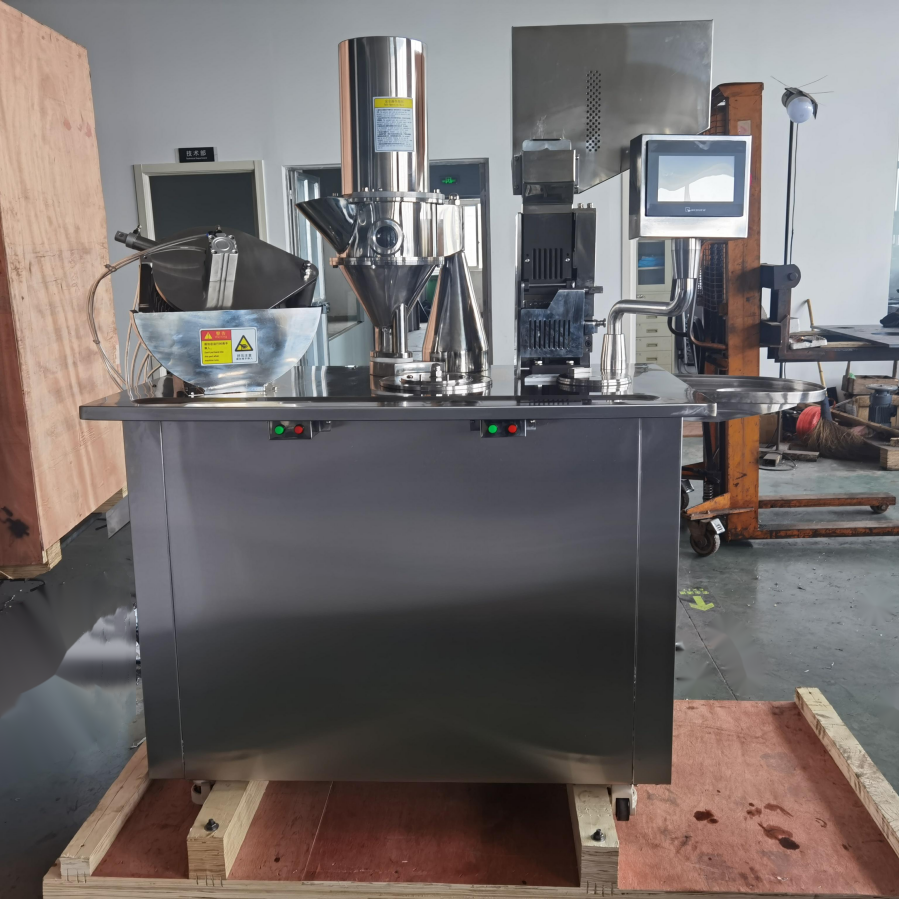Semi Auto Capsule Filling Machine - Stainless Steel, 1200x600x1700mm | 300 Capsules/min, Variable Speed Control, Accurate Powder Feeding, Sanitary Design
