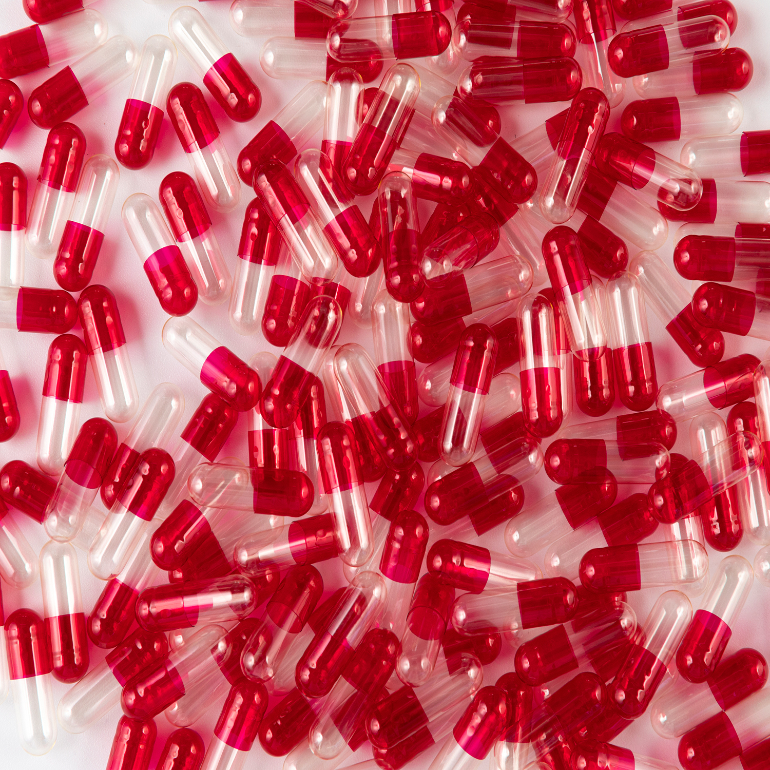 White & Blue Empty Capsules