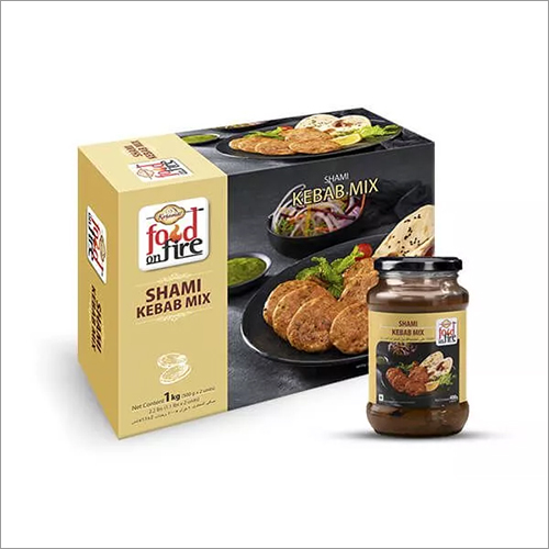 Karamat Shami Kebab Mix - 1 Kg Ready to Cook Marinade, Make 15 Kg Protein, Traditional Patty of Meat with Fillings & Spices
