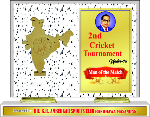 विभिन्न रंगों की लकड़ी की ट्राफियां W 4009