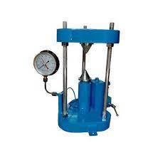 Point Load Index Tester - Mild Steel Construction, 10 Tonne Hydraulic Capacity | Portable Rock Testing Instrument With Adjustable Conical Platens, Hand Operated Pump And Pressure Gauge