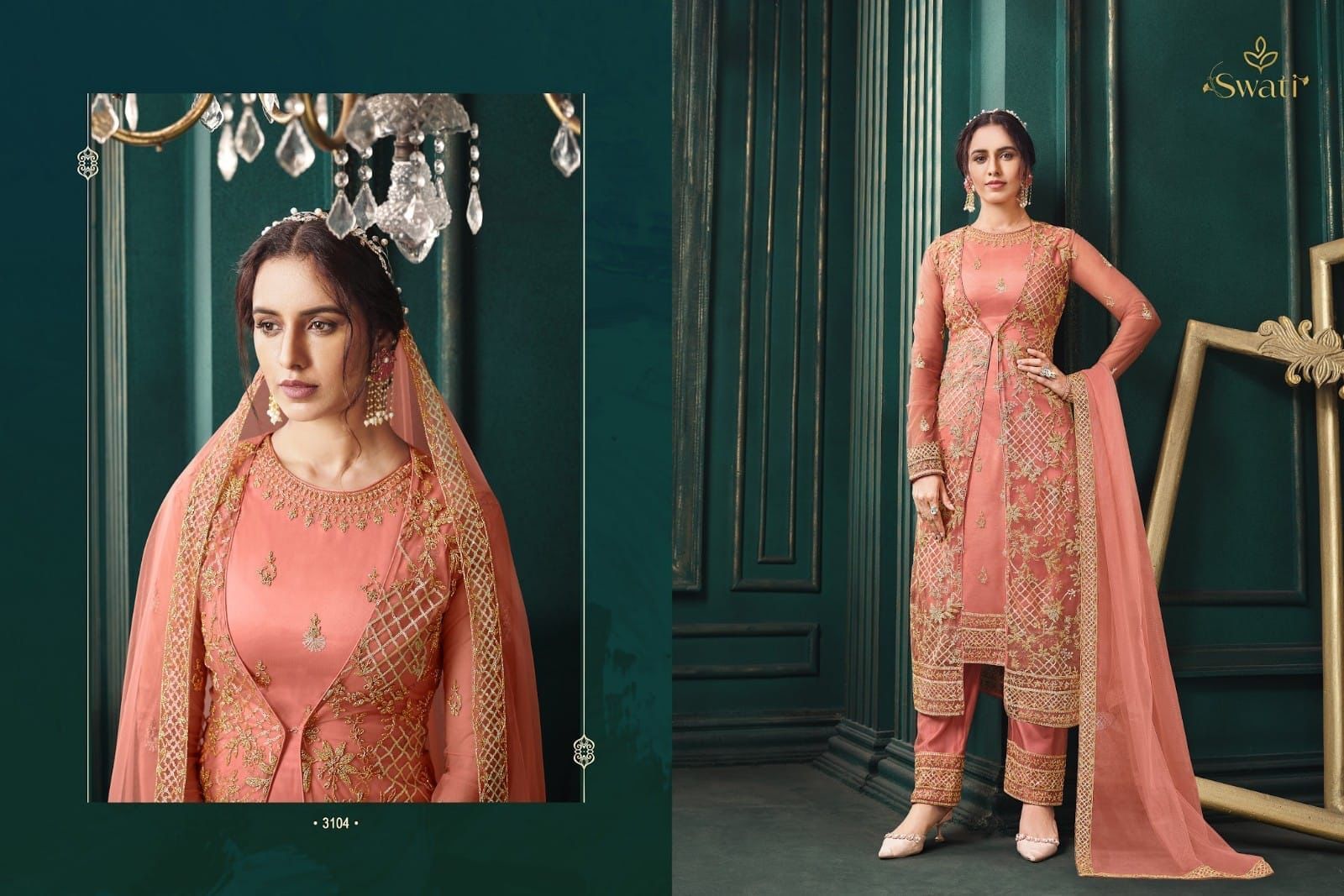 Designer Gown Decoration Material: Stones