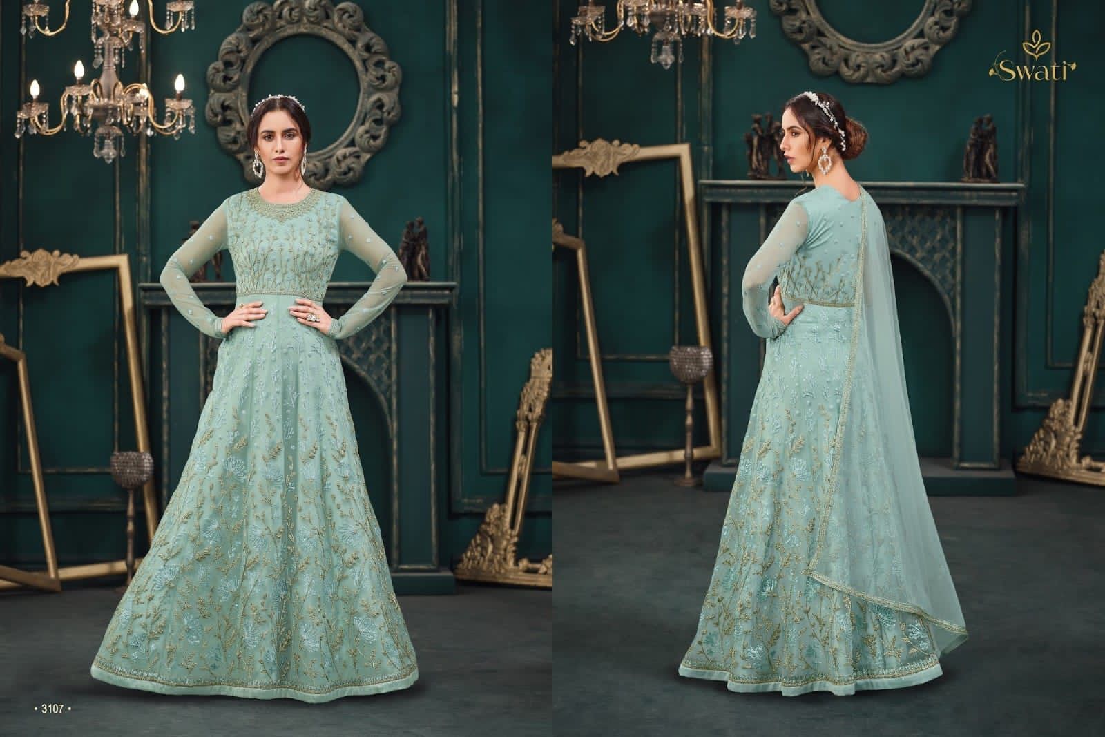 Designer Gown Decoration Material: Stones