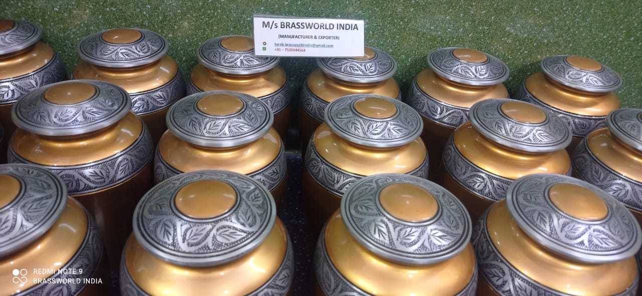 Aluminium Cremation Urn By Brassworld India