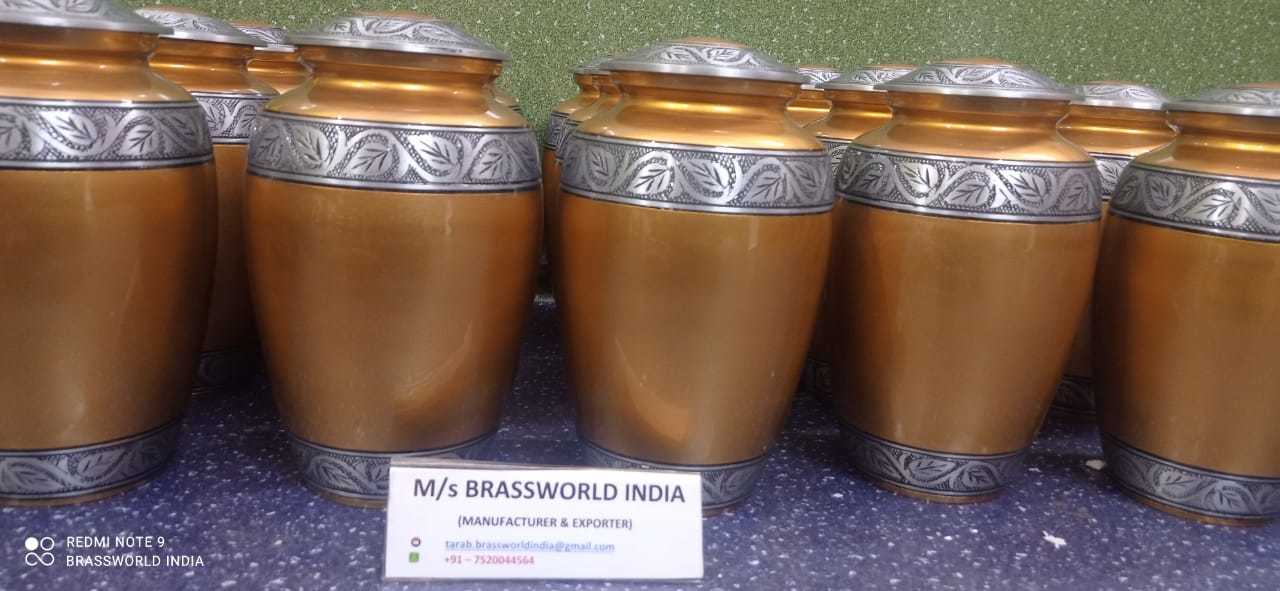 Aluminium Cremation Urn By Brassworld India