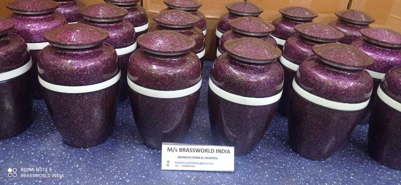 Aluminium Cremation Urn By Brassworld India