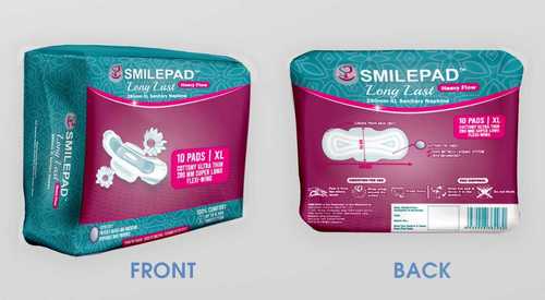 Wooden Pulp And Sap Smilepad Premium Sanitary Napkin