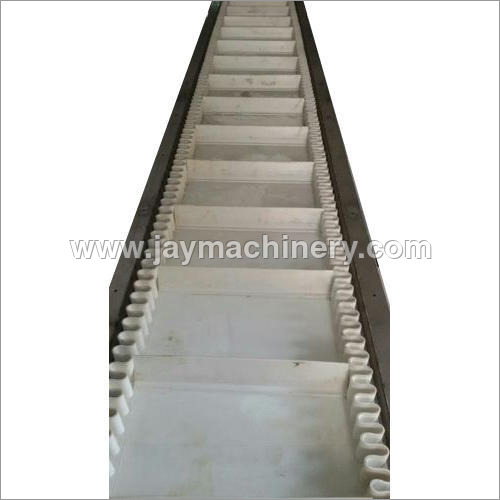 Cleated Belt Conveyor - Rubber PVC Material, Customizable Load Capacity, Variable Speed for Uphill Material Transport | High Efficiency, Durable Design