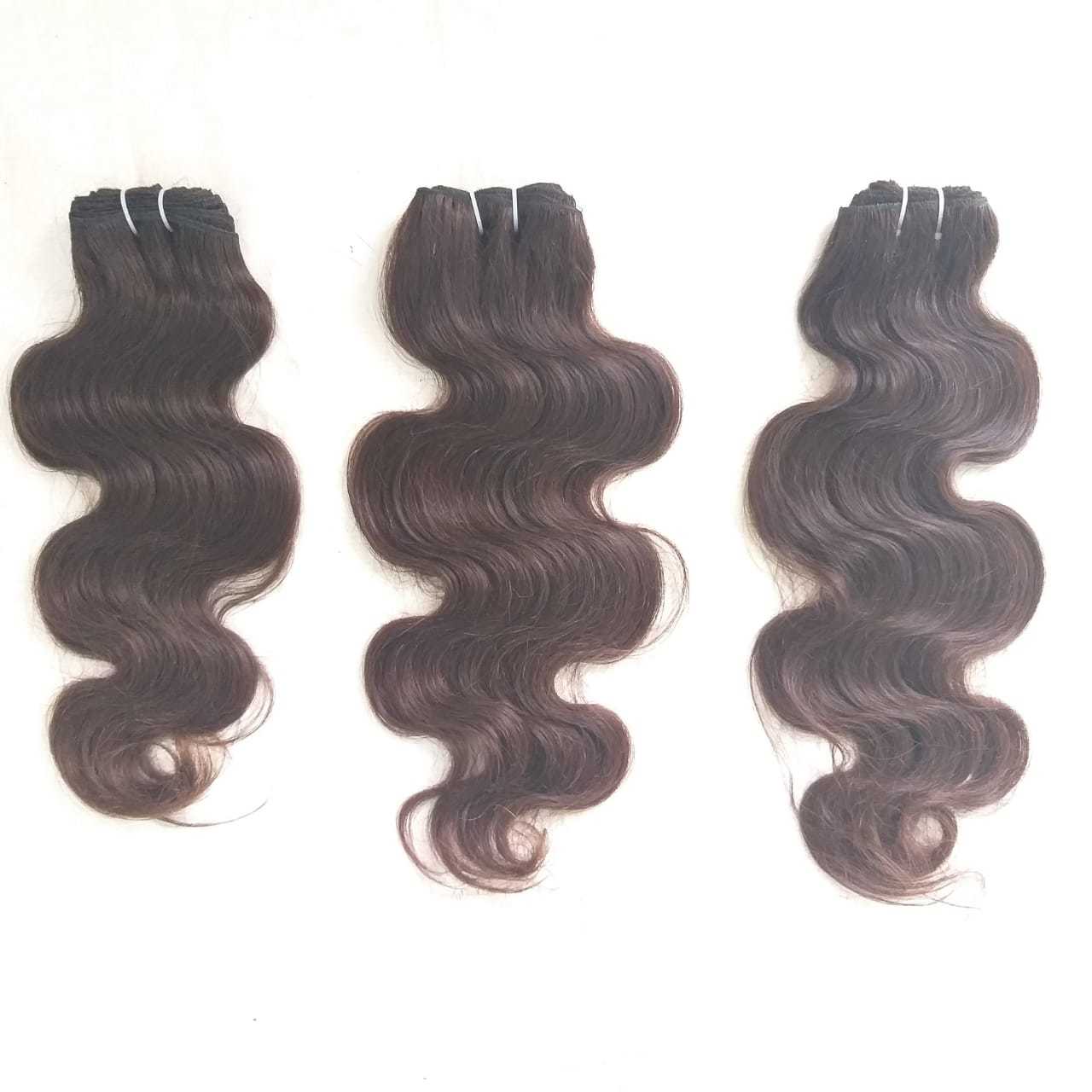 Body Wave Human Hair - 8-34 Inch Remy Indian Hair Weaving , Tangle-free, Soft & Silky, Naturally Colored, Custom Dye Options Available