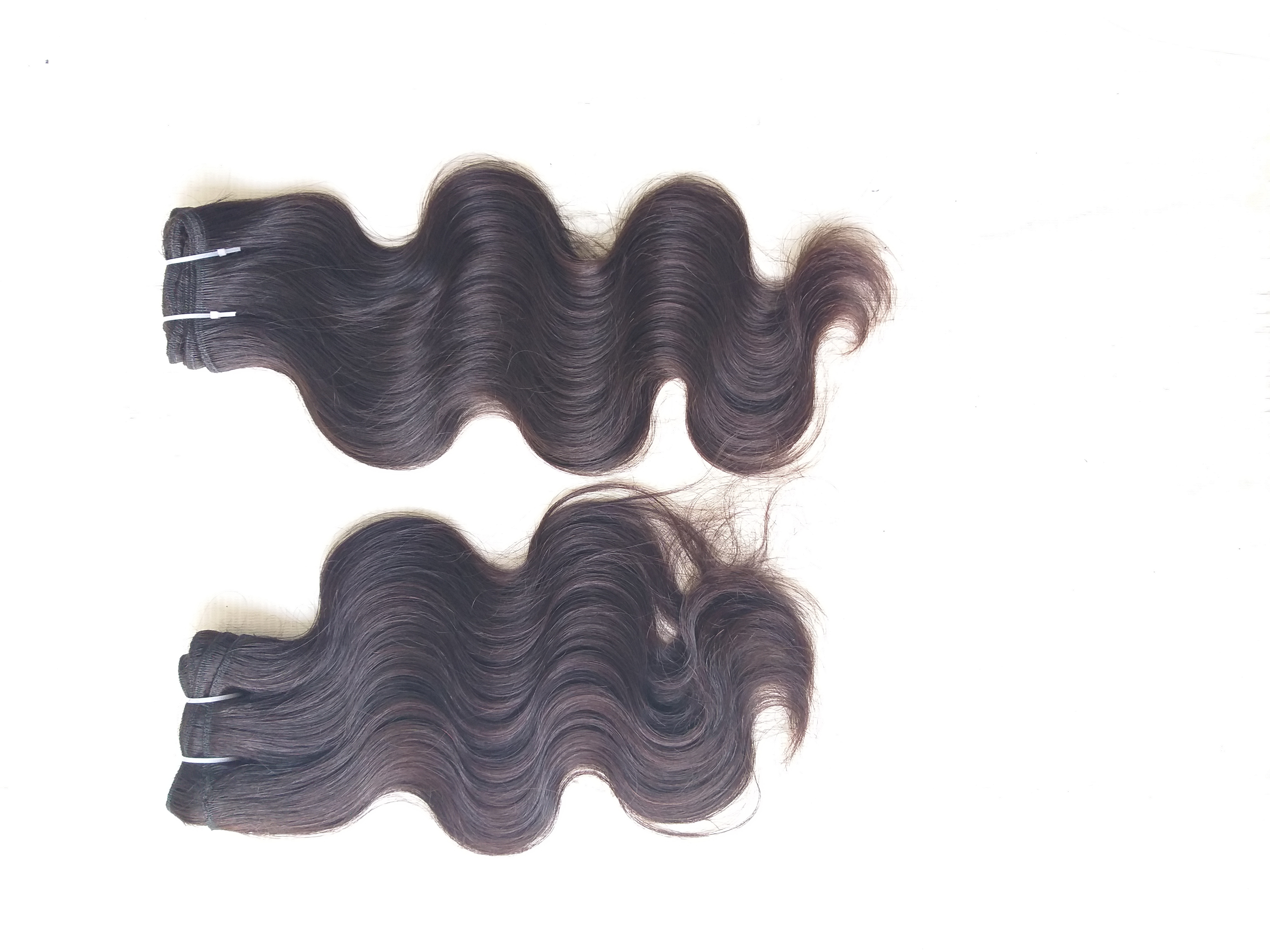 Body Wave Human Hair - 8-34 Inch Remy Indian Hair Weaving , Tangle-free, Soft & Silky, Naturally Colored, Custom Dye Options Available