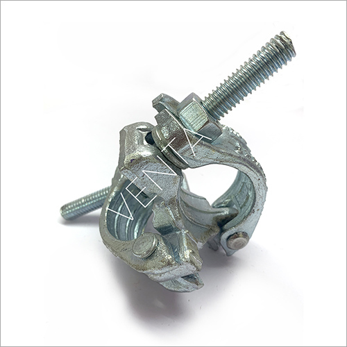 Venta Drop Forged Double Scaffolding Pipe Clamp - Mild Steel, 40x40mm Size, 48.3mm Diameter, Electric Galvanized Surface Treatment - Lightweight Round Shape, 0.95 Kg Each