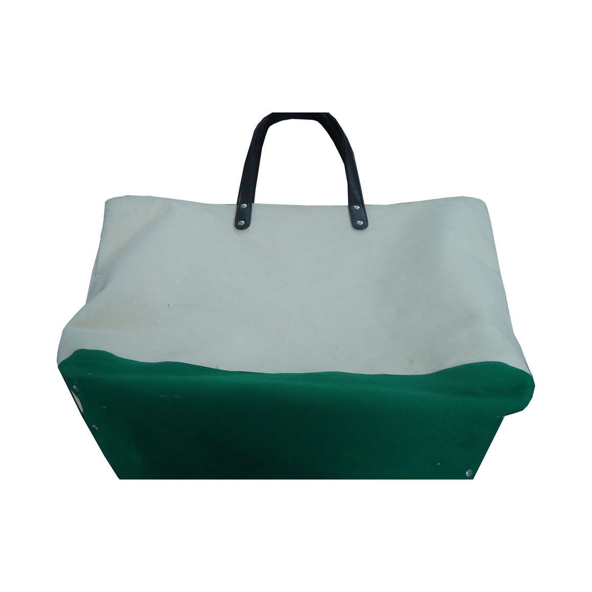 Natural Canvas Bag With Leather Handle Capacity: 5 Kgs Kg/day