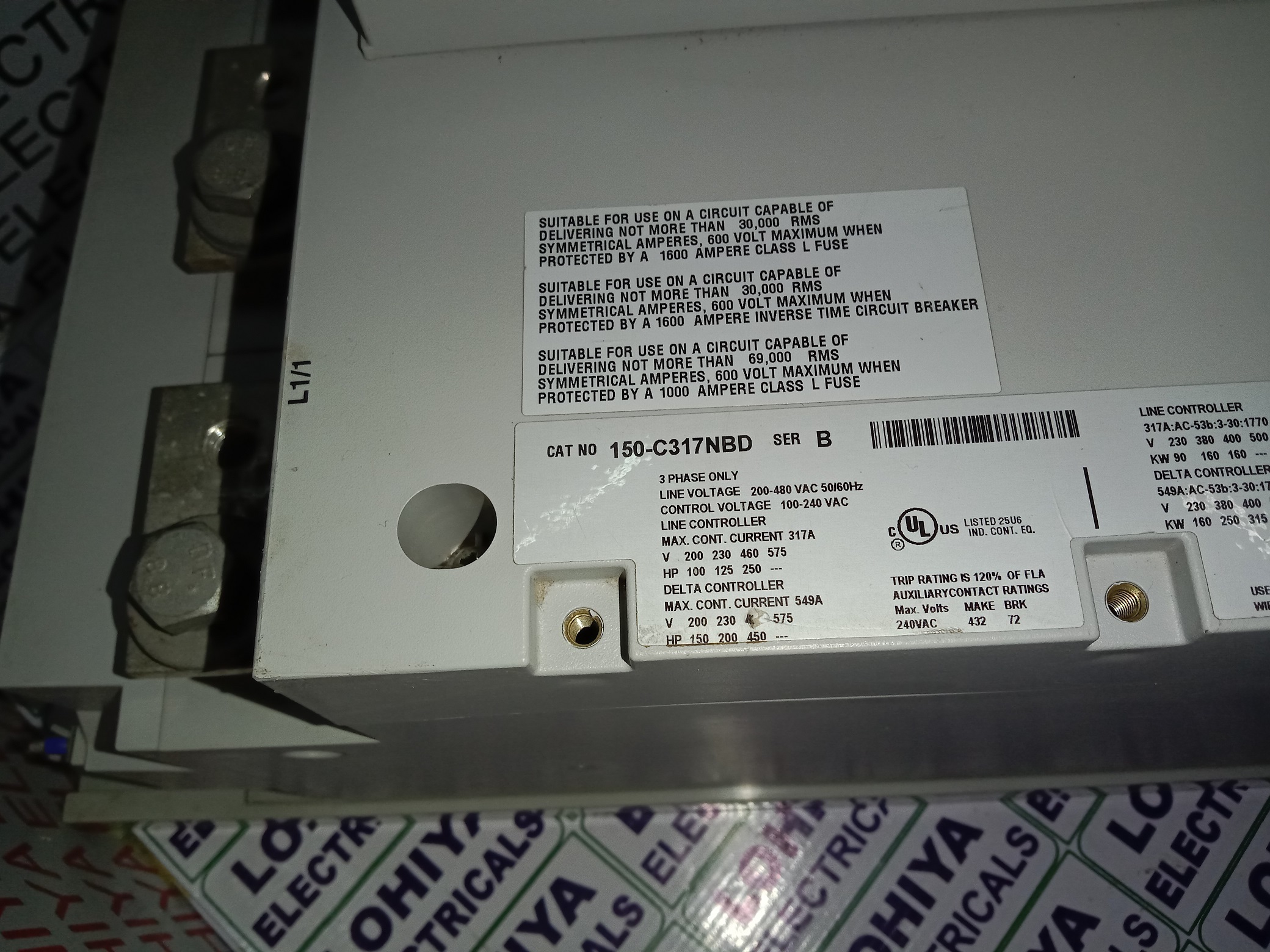 Allen Bradley Controller Motor 150-c317nbd