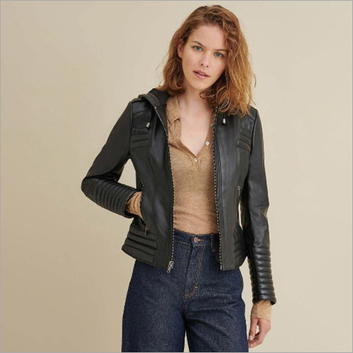 महिलाओं के लिए लिंडसे स्ट्रीट लैम्बस्किन लेदर लेडीज़ जैकेट