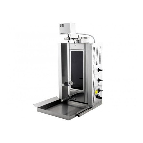 Capacity Electric Vertical Stainless Steel Shawarma Grill with Infrared Heating