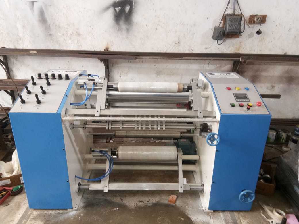 Harshal Slitter Rewinders - Automatic Stretch Film Slitting Rewinding Machine | 600 Mm Max. Web Width, 300 Mm Rewind Diameter, 200-400 Meters/minute Speed, 3 Phase Power Source, 10-60 Micron Coating Thickness, 2 Tons/day Production Capacity, 3 Years Warranty, Painted Finish, 750kg Weight