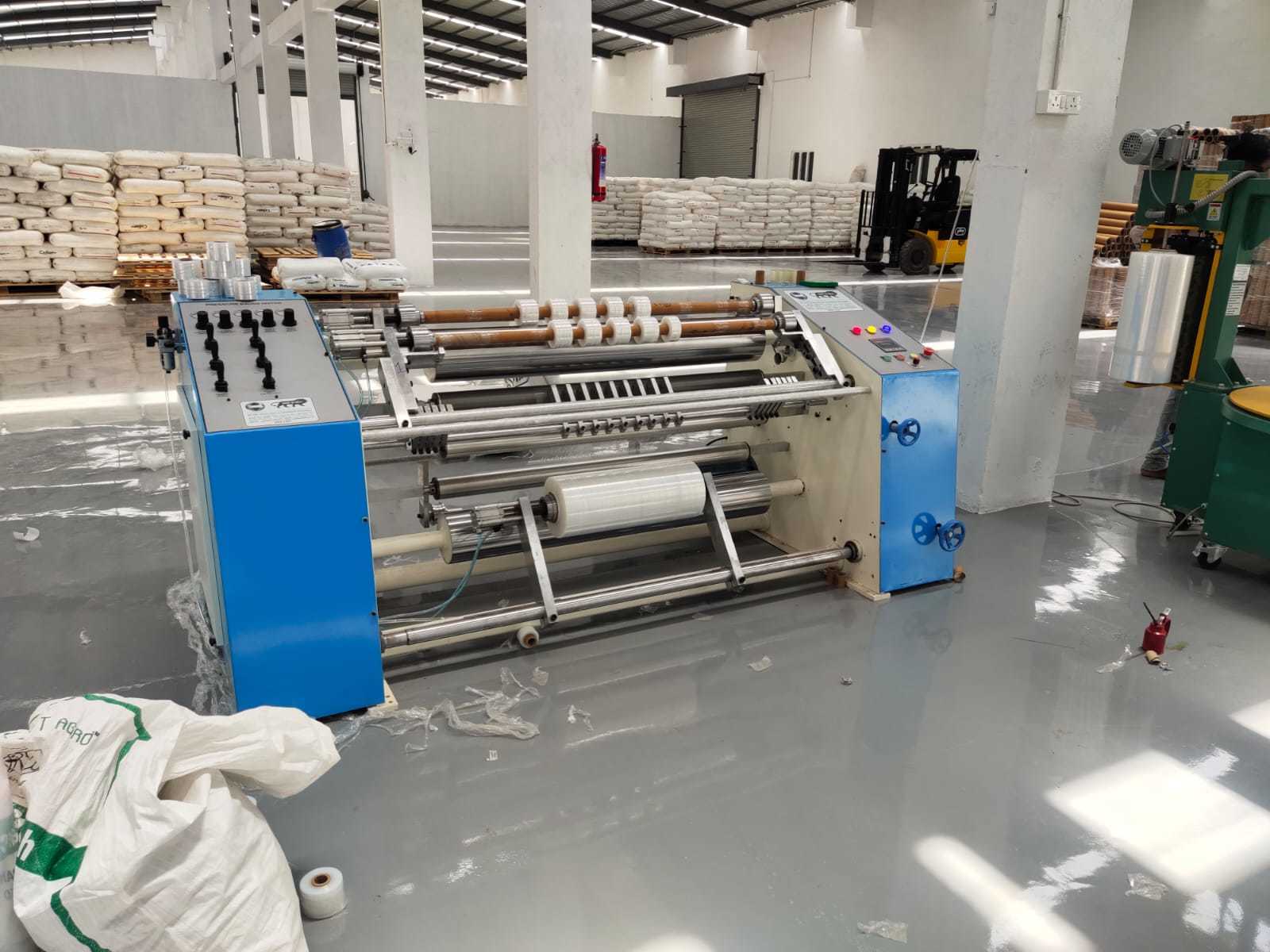Harshal Slitter Rewinders - Automatic Stretch Film Slitting Rewinding Machine | 600 Mm Max. Web Width, 300 Mm Rewind Diameter, 200-400 Meters/minute Speed, 3 Phase Power Source, 10-60 Micron Coating Thickness, 2 Tons/day Production Capacity, 3 Years Warranty, Painted Finish, 750kg Weight
