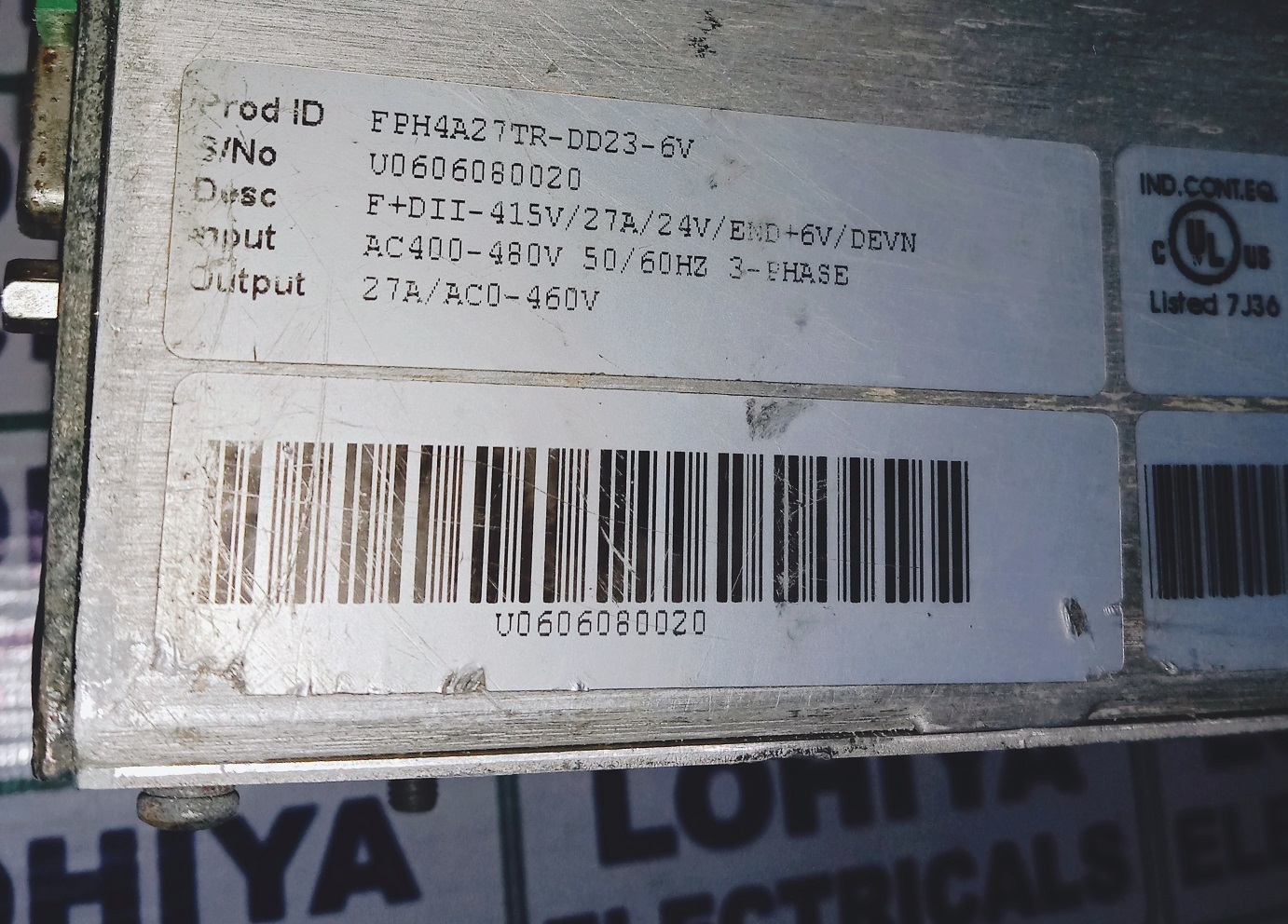 Baldor Servo Drive Fph4a27tr-dd23-6v